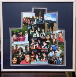 Mounted photos floated for a third dimension Capture Vacation Memories