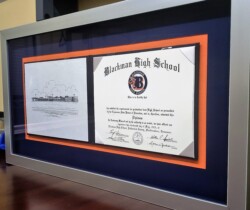 Framed Diplomas and Certifications